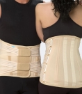 Immagine 1 di 533 Camp One Corsetto semirigido lombosacrale alto con rinforzi paravertebrali e 4 tiranti pelvici