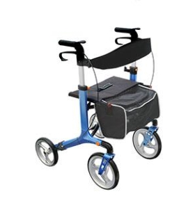 Deambulatore rollator pieghevole in alluminio Epic Prestige fronte